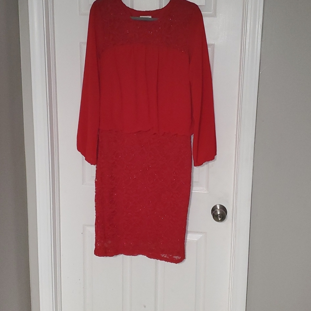 Red dress